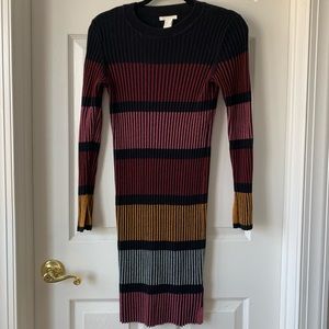 HM color block dress